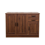 ZUN Modern Wood Buffet Sideboard with 2 doors&1 Storage and 2drawers -Entryway Serving Storage Cabinet W331P242454