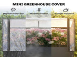 Garden Bed with Mini Greenhouse 65441567