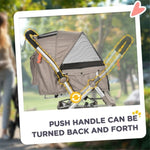 ZUN Dog Stroller /small animal cage/Pet cages （Prohibited by WalMart） 28512813