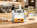 2.4L Electric Cheese Dispenser with Pump, Commercial Fudge Warmer, Plastic Pump Dispenser for 33033361