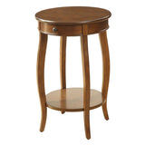 Walnut End Table with 1-Drawer B062P181371
