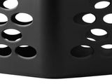 (3 pack) Flexible Square Laundry Hamper, Black Plastic 96577060