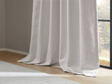 2-PK 52x84" Sound blocking/Total blackout curtain panel pair White B035P496615