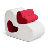 Toddler Chair,Comfy Cuddly Kids Chair with Heart-shaped Novel Design Pillow,Children's Chairs W1889P337605