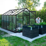 6x10 Hybrid Polycarbonate Greenhouse black 21321105