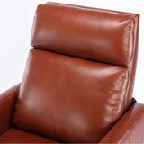 ZUN Biscoe Push Back Recliner - Caramel B050P281020