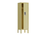 1 Door Tall Single Metal Locker-Retro Style Storage Cabinet--Industrial Furniture--For Living 02821972