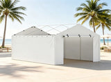 10 x 20 ft Carport Replacement Side Wall, Heavy-Duty Waterproof & UV-Protected Garage Tent Tarp with 83924701
