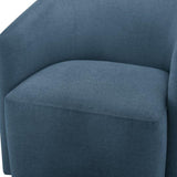 Ardena Blue Swivel Barrel Chair B050P322593