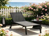 Comfortable Pool Chair,Outdoor Chaise Lounge Chair,Tanning Chair with Wheels T3971P510658