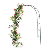 7'8" H x 4'5" W Metal Garden Arch Trellis,Adjustable Arbor Trellis for Garden Climbing Plants 55496277