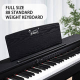 GDP-105 88 Keys Standard Full Weighted Keyboards Digital Piano with Furniture Stand, Power Adapter, 63585988