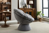 Oversized Swivel Accent Chair, 360 Swivel Barrel Chair, Papasan Chair for Living Room Bedroom W1752P172292