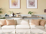 2 Pack 39.4" Narrow Console Sofa Table with Power Outlets and USB Ports, 25208205