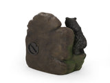 23.75" High Hand Crafted Weather Resistant Floor Fountain, Moss Black 71776.00MBLK