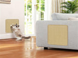 16 x 12 Inch Natural 6-Piece Cat Scratching Mats, Sisal Material Anti-Slip Latex Backing Furniture 15958003
