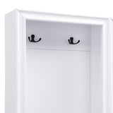 ON-TREND Elegant Free Standing Hall Tree Set of 2, Multifunctional 3-IN-1 Entryway Coat Rack with N721P249242K