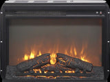 23 inch electric fireplace insert heater with log set & realistic flame, overheating protection W1769P255456