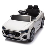 ZUN 12V Kids Ride On Electric Car w/Parents Remote Control,Licensed Audi SQ8 for Kids,Dual W1396P143148