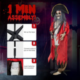 6.3ft Pirate Halloween Standing Decoration 37731974