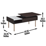 Carrie - Lift-Top Coffee Table - Brown B081P157739