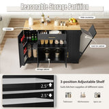 53 inch Large Kitchen Island with Trash Can Storage Cabinet, Islands Table with Drawer and 49404211