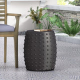Outdoor LightWeight Concrete Side Table 73447.00