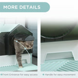 ZUN Cat Litter Box 38604381