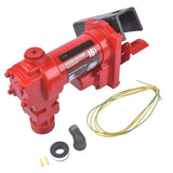 Red Cast Iron Fuel Transfer Pump 115V 15GPM for Diesel Kerosene Mineral Spirits 45719370