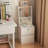Nightstand with Charging Station, Smart Nightstand with Night Light, Modern Night Stand with W1321120064
