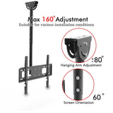 ZUN TMC-7006 Ceiling Mount TV Wall Bracket Roof Rack Pole Retractable For 32"-70" Flat Screen 82679639