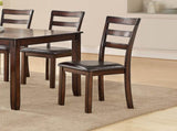 Classic Style 6pcs-Dining Set Rectangle Table 4 Side Chairs And Bench Dining Room Furniture MDF HS00F2547-ID-AHD
