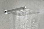 ZUN Shower Set System Bathroom Luxury Rain Mixer Shower Combo Set Wall Mounted Rainfall Shower Head W92864179