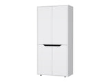 White 5-Shelf Kitchen Pantry B062P175069