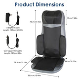 Relaxing massage Neck & Back Massager, 3D Kneading, Heat & Vibration, 3 Modes, 15-Min Auto Shutdown, 27444530