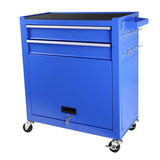 ZUN Rolling Tool Chest with Wheels and 8 Drawers, Detachable Large Tool Cabinet with Lock for Garage, 42379915