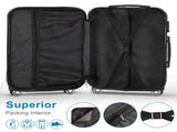 Vertical pattern four-in-one universal wheel with handle trolley case 16in 20in 24in 28in ABS 49806101