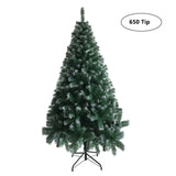 ZUN 6FT Iron Leg White PVC 812 Branches Christmas Tree 46802039