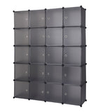 ZUN 20 Cube Organizer Stackable Plastic Cube Storage Shelves Design Multifunctional Modular Closet 89154546