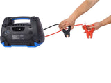 Rechargeable Jump Starter for Gas Diesel Vehicles - 1800 Amps with Air Compressor and AC, 12V DC, W46582326