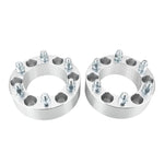 ZUN 2pcs Professional Hub Centric Wheel Adapters for Chevy Silverado 1500 Tahoe Suburban Silver 77488263