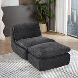 Liyasi Full Compression sofa chair with swivel add Ottoman W820P312314