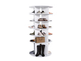 Rotating Shoe Rack Tower, 6-Tier Spinning Shoe Rack, Free Standing 360&deg Revolving Shoe Organizer, W2699P270163