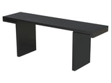 U-Style Large 60-Inch Console Table with Geometric Clean Lines Design,Stylish Entryway Table with N711P303209B