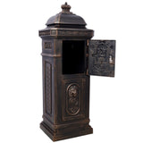 Mailboxs Mailboxes Residential The Court Large-Capacity Letter Box, Garden Floor Safety Mailbox, W465P230045