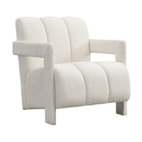 U-Can 26.3'' Modern Minimalist Leisure Armchair, Armchair with L-shaped Armrests and Polyester N724P256551A
