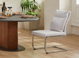 Dining chair set modern leather imitation soft cushion dining chair, with soft cushion 31912882