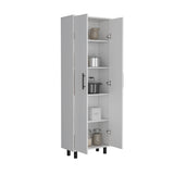 Multistorage Manacor, Five Shelves, White Finish B092123307
