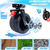 Foldable Wagon with Extended Tailgate, Waterproof Dustproof UV Resistant Wagon Rain Covers, Heavy W321P269240