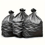 65 Gallon Extra Large Trash Bags - 100 Count Thickened Heavy Duty Black Garbage Bags for Outdoor 38323142